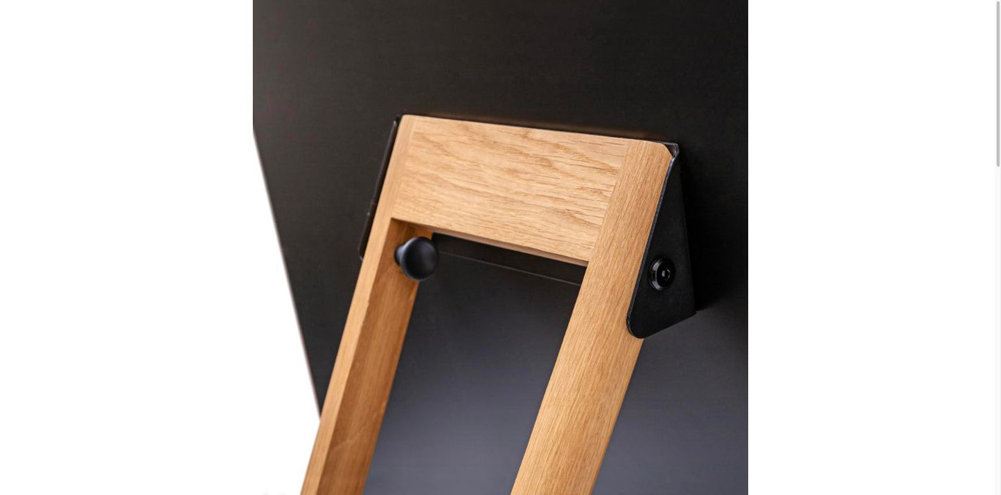 Digitaal A-Bord Element 43 inch Eikenhouten Frame